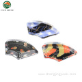 High Quality Fan-shaped Disposable Sushi Plastic Tray